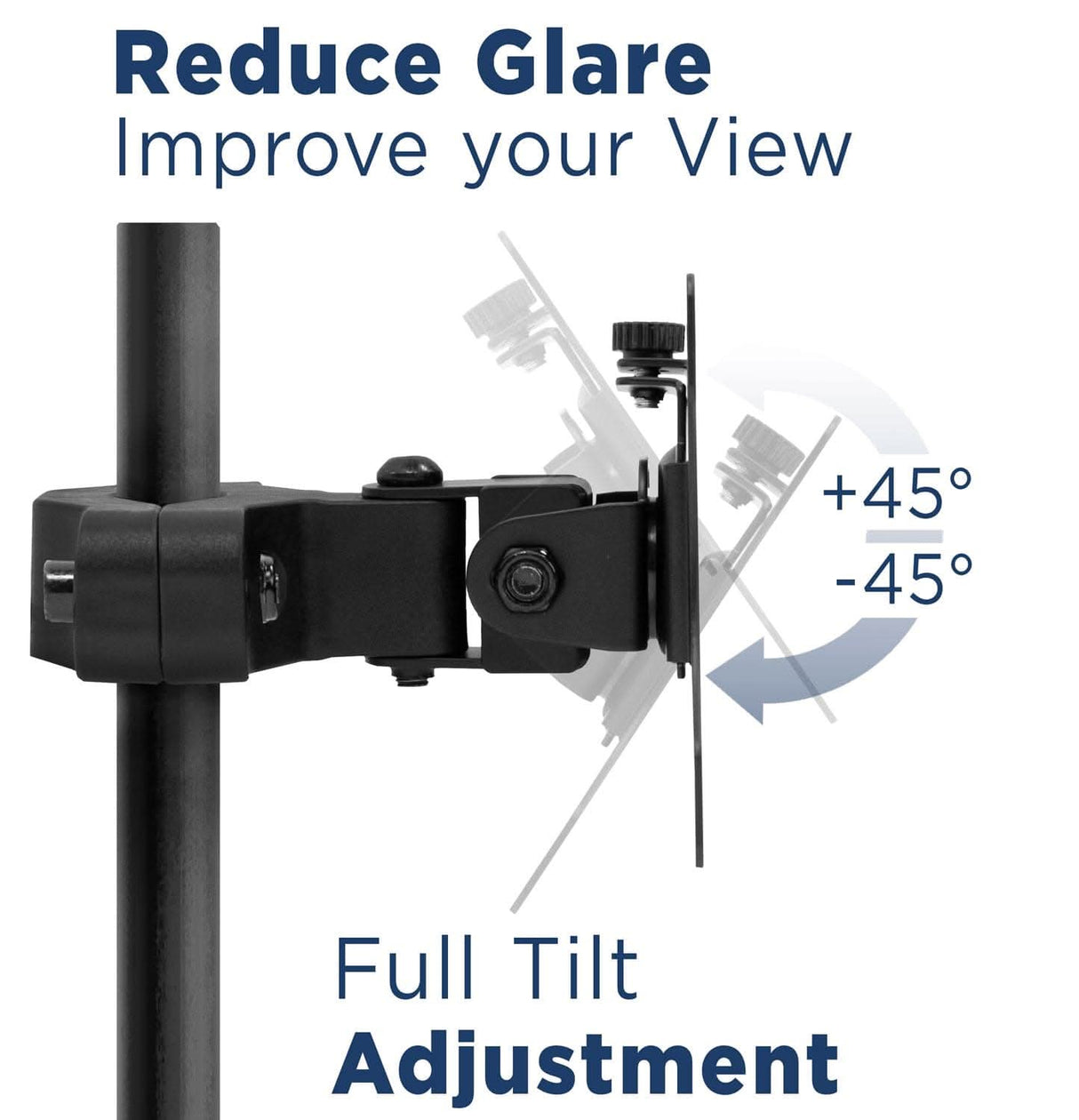 TV and Monitor Truss/Pole Mount Black TV Mount - TV and Monitor Truss/Pole Mount - Mount-It! - MI-390