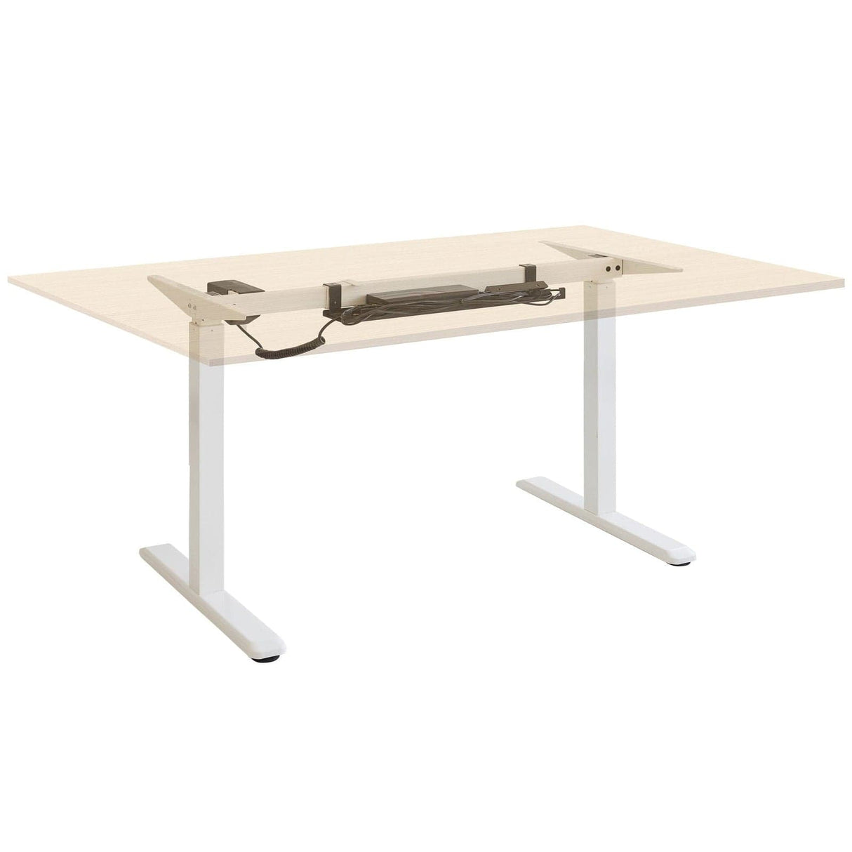 Under Desk Cable Tray Black Cable Management - Under Desk Cable Tray - Mount-It! - MI-7282