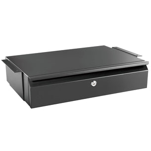 Black Desk Accessories - Under Desk Drawer with Lock - Mount-It! - MI-7295 Black Desk Accessories - Under Desk Drawer with Lock - Mount-It! - MI-7295