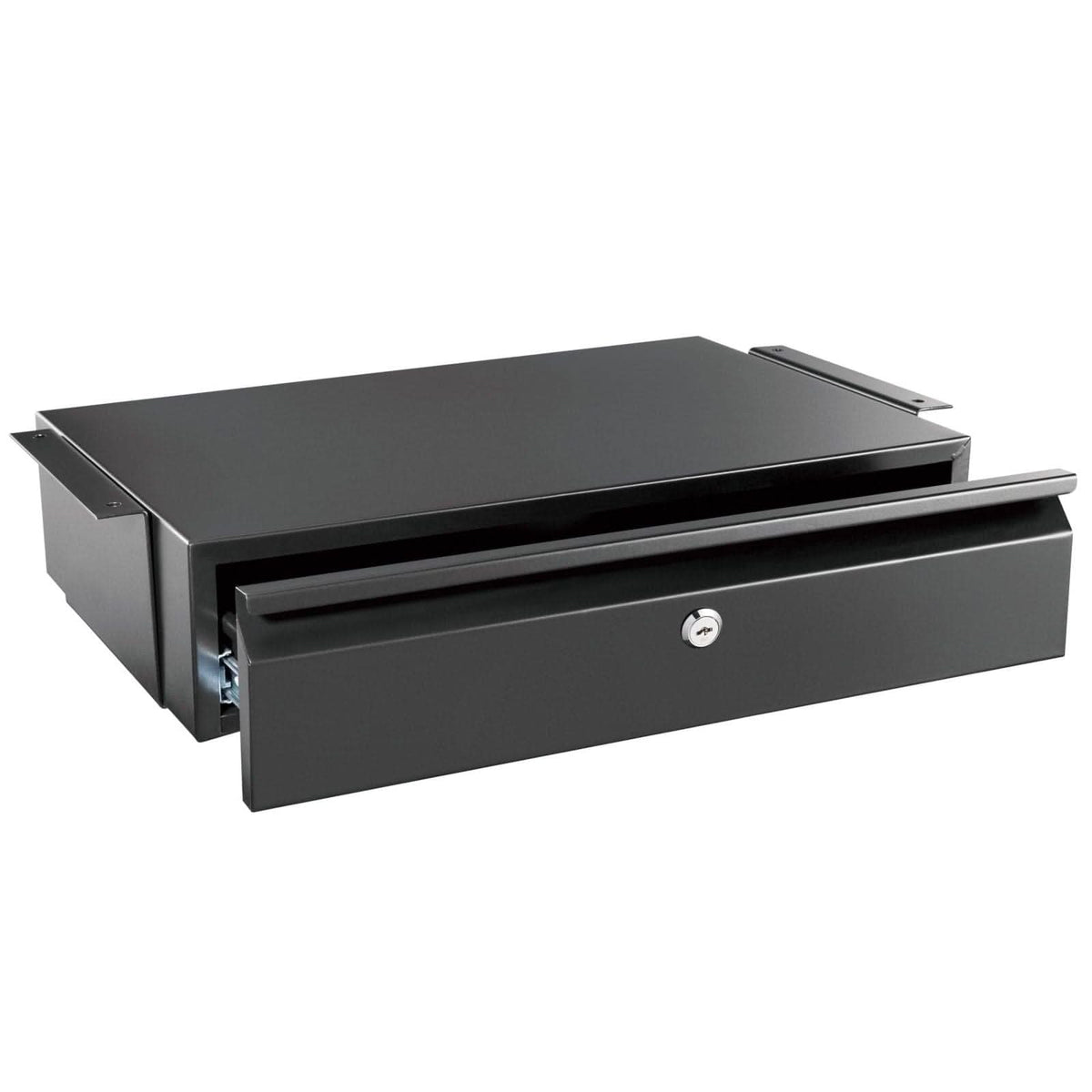 Black Desk Accessories - Under Desk Drawer with Lock - Mount-It! - MI-7295