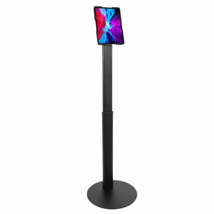 Black Tablet Stand - Universal Tablet Floor Kiosk - Mount-It! - MI-3788B Black Tablet Stand - Universal Tablet Floor Kiosk - Mount-It! - MI-3788B