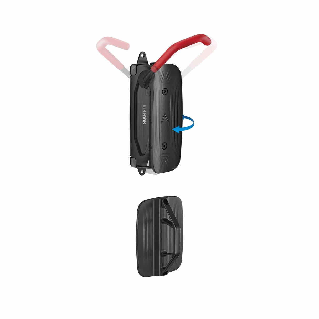 Vertical Bike Wall Mount Black Bicycle Mount - WheelsUp Series Vertical Bike Wall Mount - Mount-It! - MI-9021