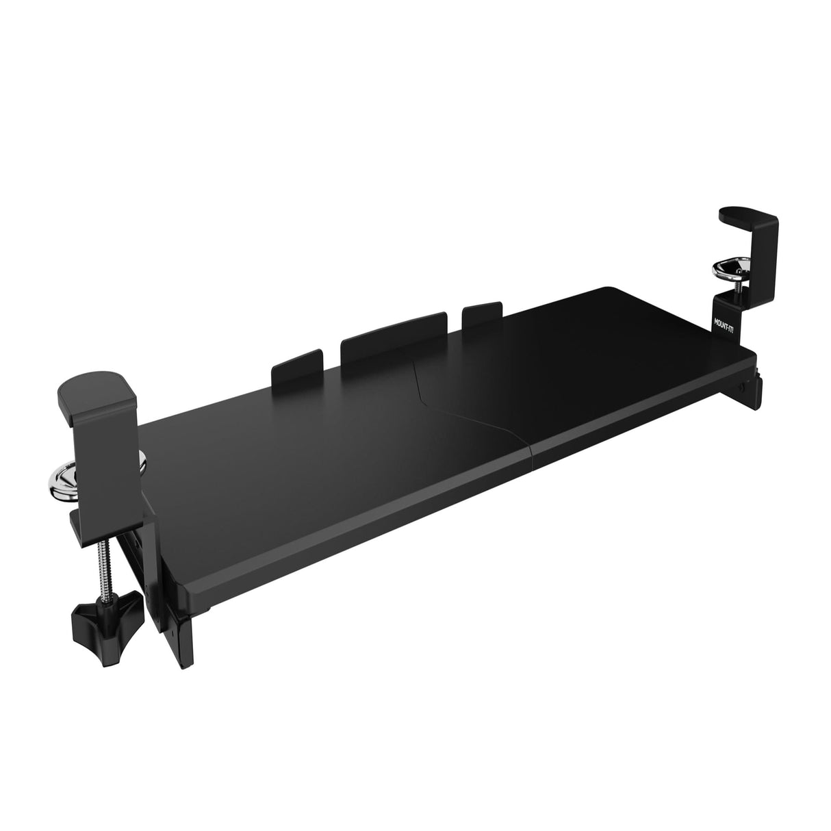 Clamp-on Keyboard Tray 30" x 11" Keyboard Trays/Mounts - Clamp-on Keyboard Tray 30" x 11" - Mount-It! - MI-7181