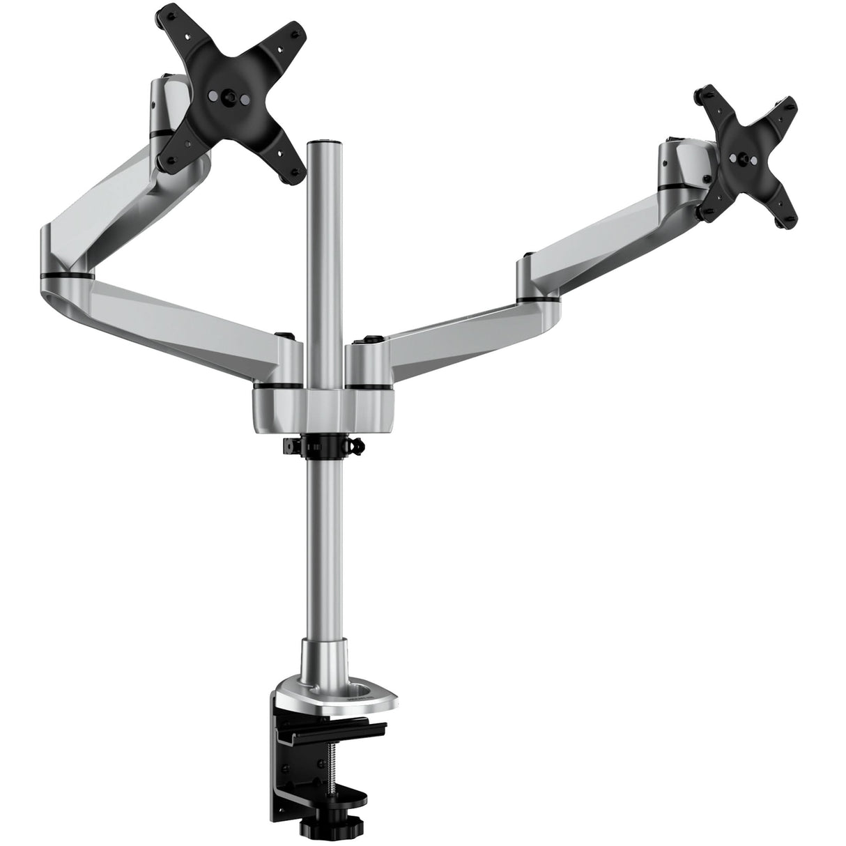 Full Motion Dual Monitor Desk Mount Monitor Mount - CLiX Series Full Motion Dual Monitor Desk Mount - Mount-It! -