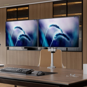 Monitor Mount - CLiX Series Full Motion Dual Monitor Desk Mount - Mount-It! - Monitor Mount - CLiX Series Full Motion Dual Monitor Desk Mount - Mount-It! -