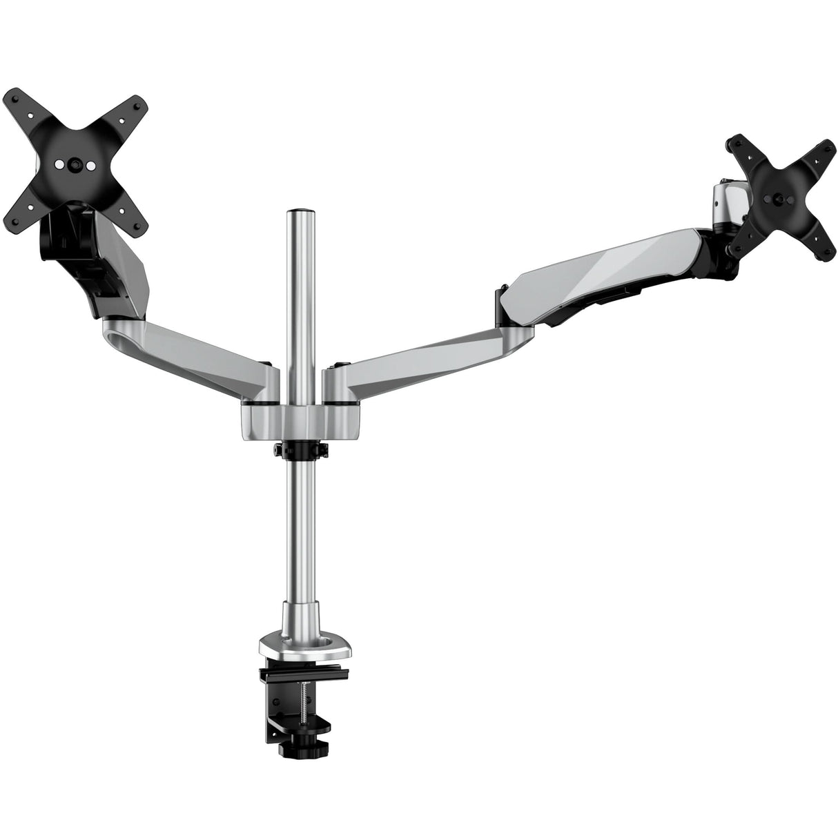 Full Motion Dual Monitor Desk Mount with Gas Spring Arms Monitor Mount - CLiX Series Full Motion Dual Monitor Desk Mount with Gas Spring Arms - Mount-It! -
