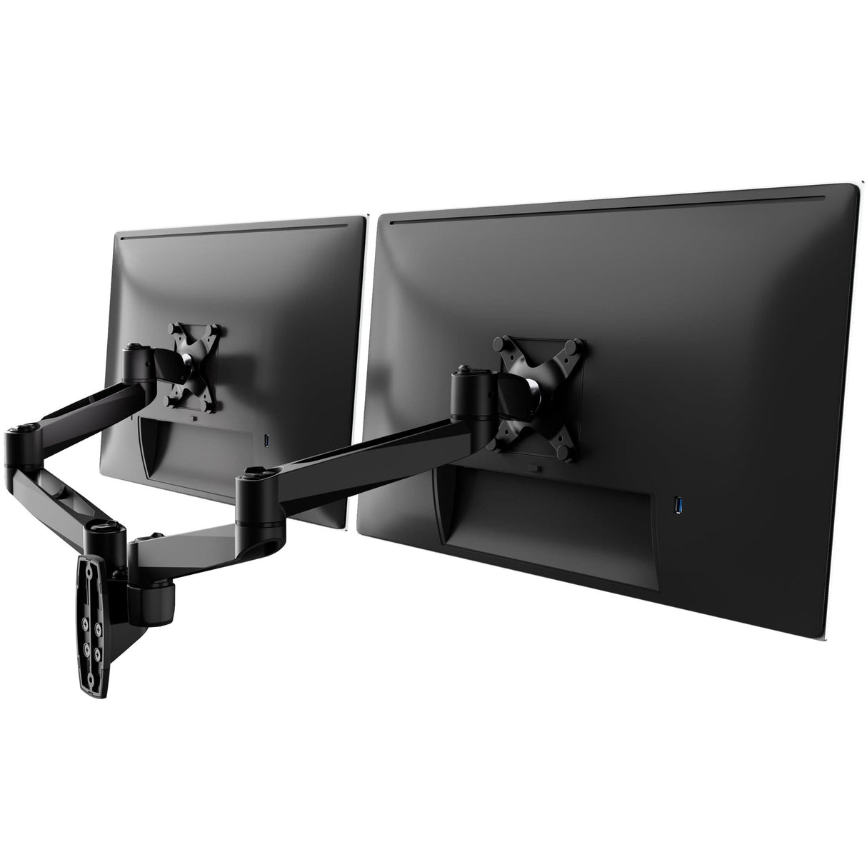 Full Motion Dual Monitor Wall Mount Monitor Mount - CLiX Series Full Motion Dual Monitor Wall Mount - Mount-It! -