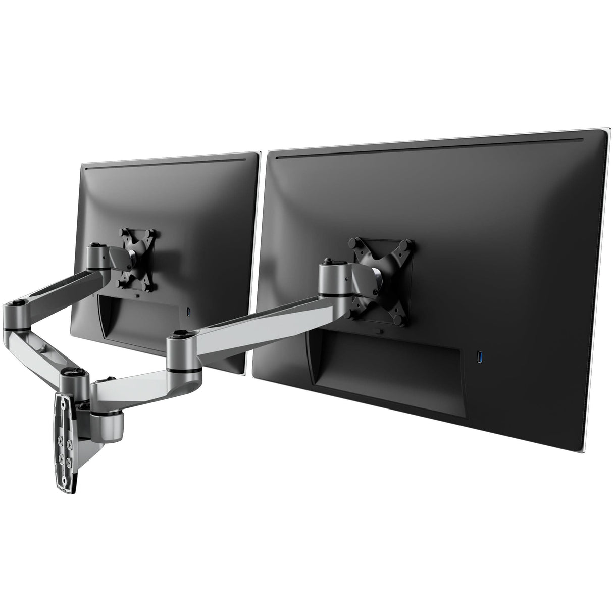Full Motion Dual Monitor Wall Mount Monitor Mount - CLiX Series Full Motion Dual Monitor Wall Mount - Mount-It! -