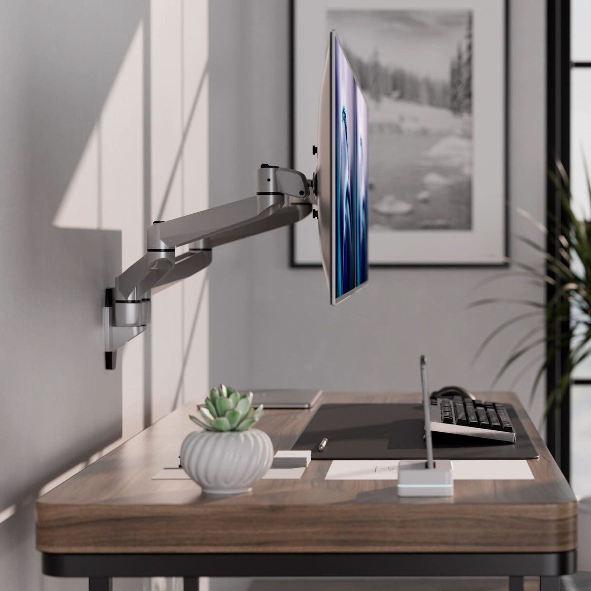 Full Motion Dual Monitor Wall Mount Monitor Mount - CLiX Series Full Motion Dual Monitor Wall Mount - Mount-It! -