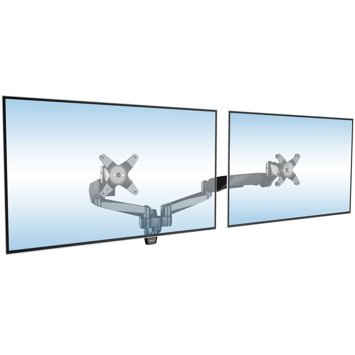 Full Motion Dual Monitor Wall Mount with Gas Spring Arms Monitor Mount - CLiX Series Full Motion Dual Monitor Wall Mount with Gas Spring Arms - Mount-It! -