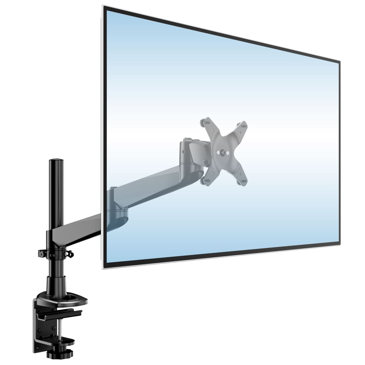 Full Motion Single Monitor Desk Mount Monitor Mount - CLiX Series Full Motion Single Monitor Desk Mount - Mount-It! -