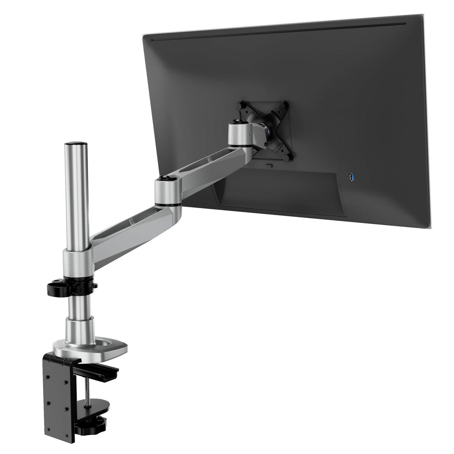 Monitor Mount - CLiX Series Full Motion Single Monitor Desk Mount - Mount-It! -