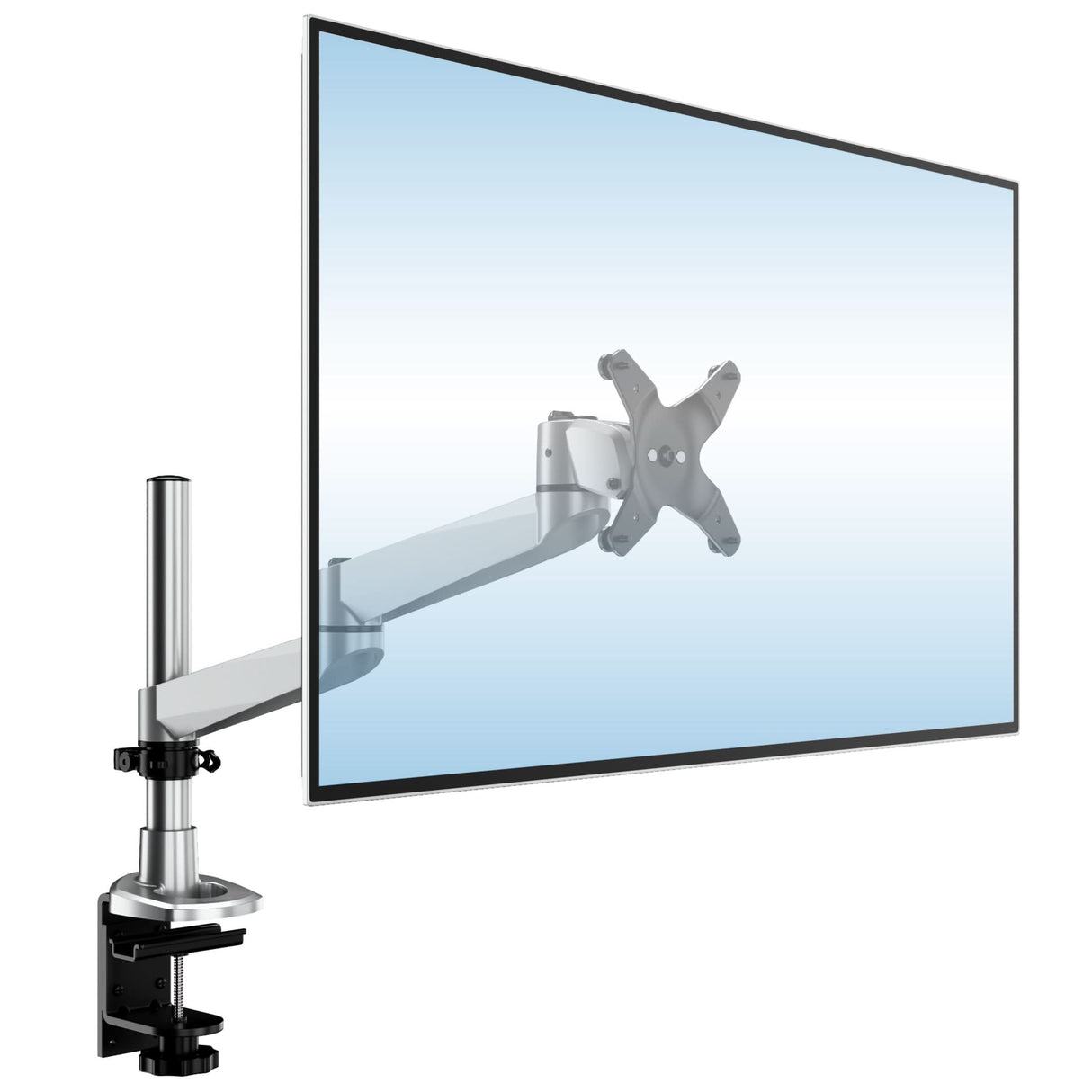 Full Motion Single Monitor Desk Mount Monitor Mount - CLiX Series Full Motion Single Monitor Desk Mount - Mount-It! -