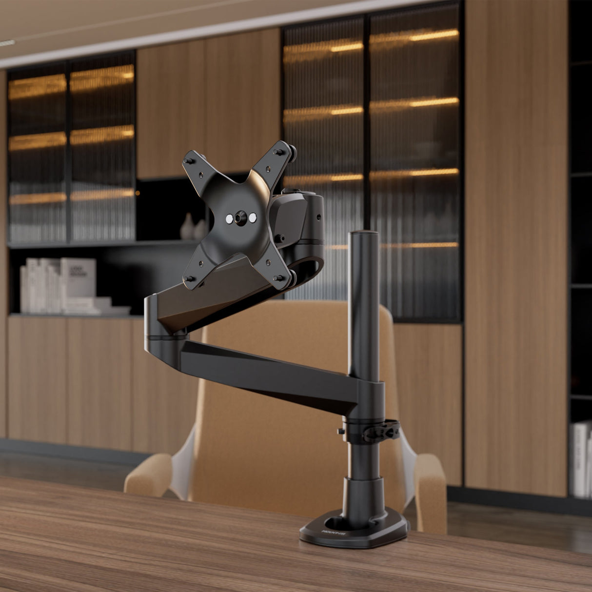 Full Motion Single Monitor Desk Mount Monitor Mount - CLiX Series Full Motion Single Monitor Desk Mount - Mount-It! -