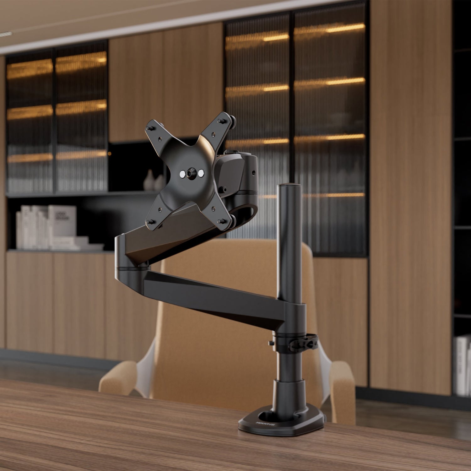 Monitor Mount - CLiX Series Full Motion Single Monitor Desk Mount - Mount-It! -