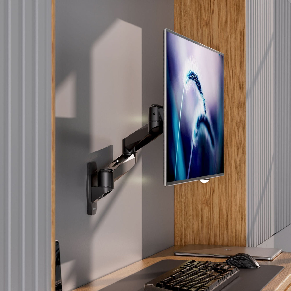 Full Motion Single Monitor Wall Mount Monitor Mount - CLiX Series Full Motion Single Monitor Wall Mount - Mount-It! -