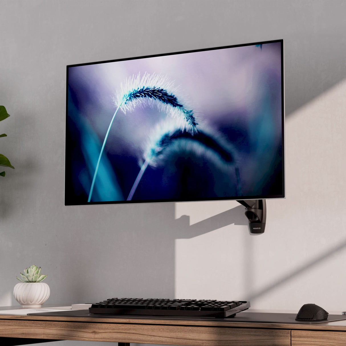 Full Motion Single Monitor Wall Mount Monitor Mount - CLiX Series Full Motion Single Monitor Wall Mount - Mount-It! -