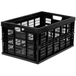 Storage Crate - Collapsible Milk Crate - Set of 3 - Mount-It! - WI-3003 Storage Crate - Collapsible Milk Crate - Set of 3 - Mount-It! - WI-3003