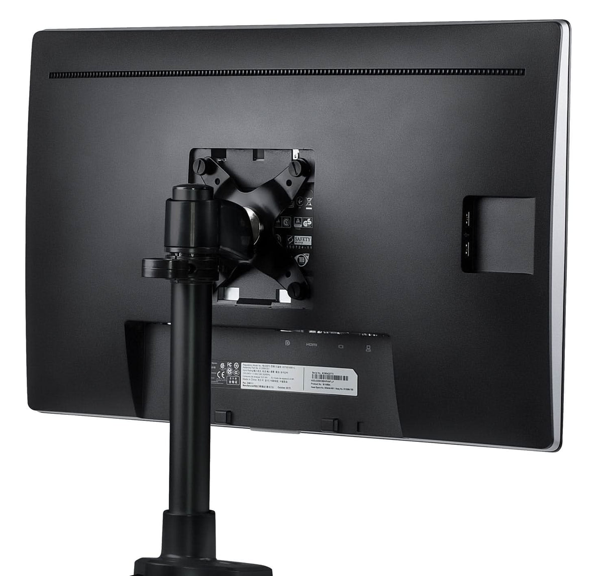 Compact Single Monitor Desk Mount with Clamp Monitor Mount - Compact Single Monitor Desk Mount - Mount-It! - MI-31116B