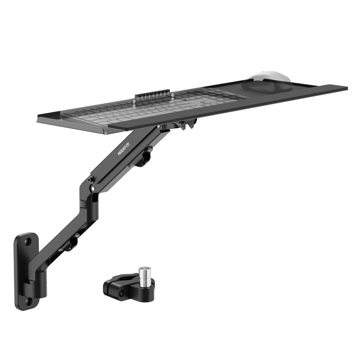 Counterbalance Keyboard Tray Arm for Wall and Pole Mounting Keyboard Trays/Mounts - Counterbalance Keyboard Tray Arm for Wall and Pole Mounting - Mount-It! - MI-1765KB