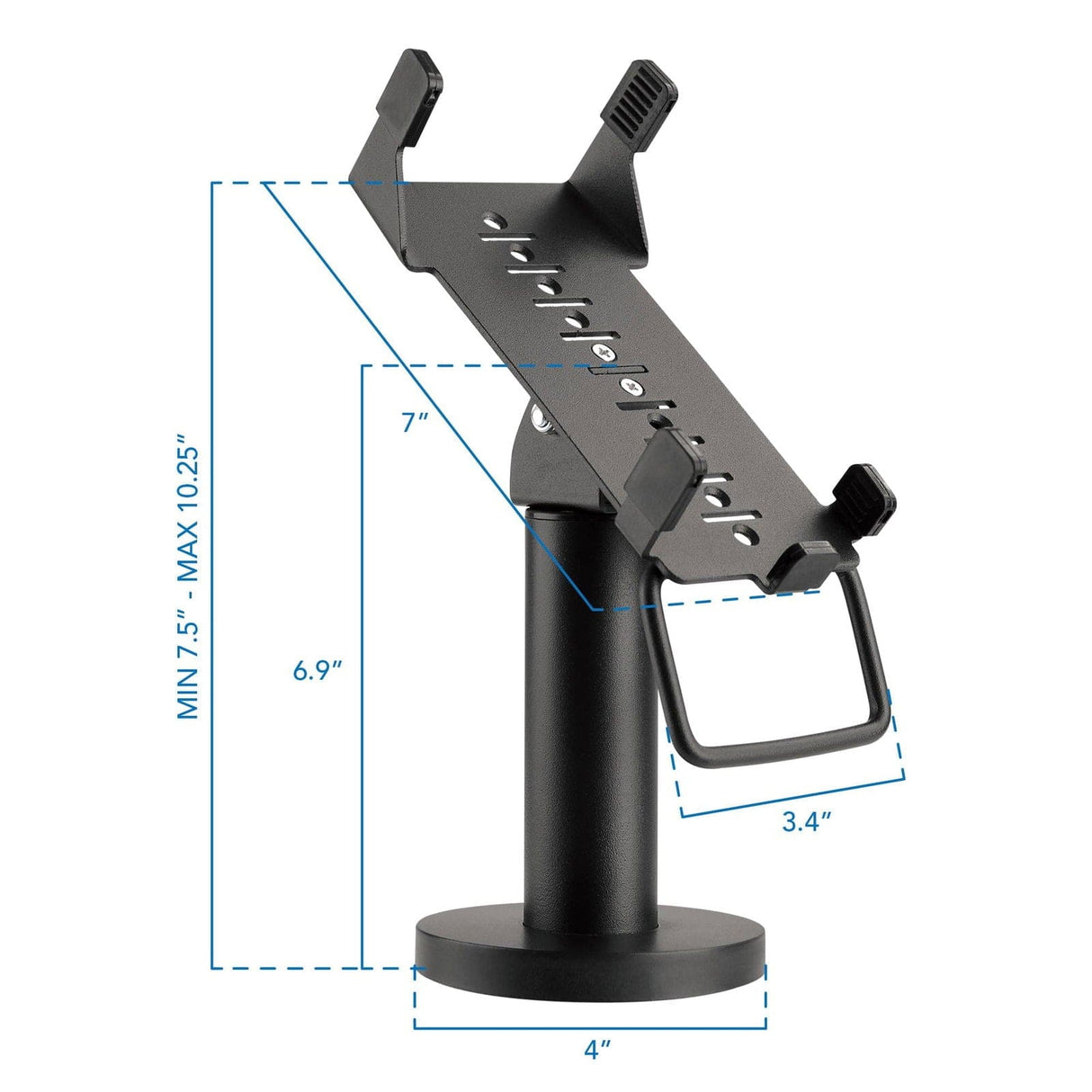 Credit Card POS Terminal Stand for VeriFone VX520 Monitor Mount - Credit Card POS Terminal Stand for VeriFone VX520 - Mount-It! - MI-3793
