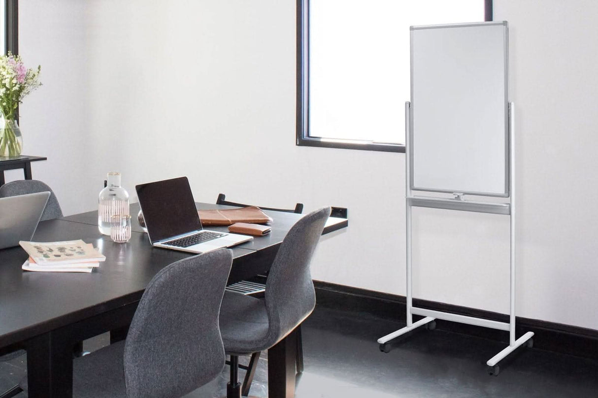 Double-Sided Mobile Whiteboard Dry Erase Boards - Double-Sided Mobile Whiteboard - Mount-It! - MI-10701