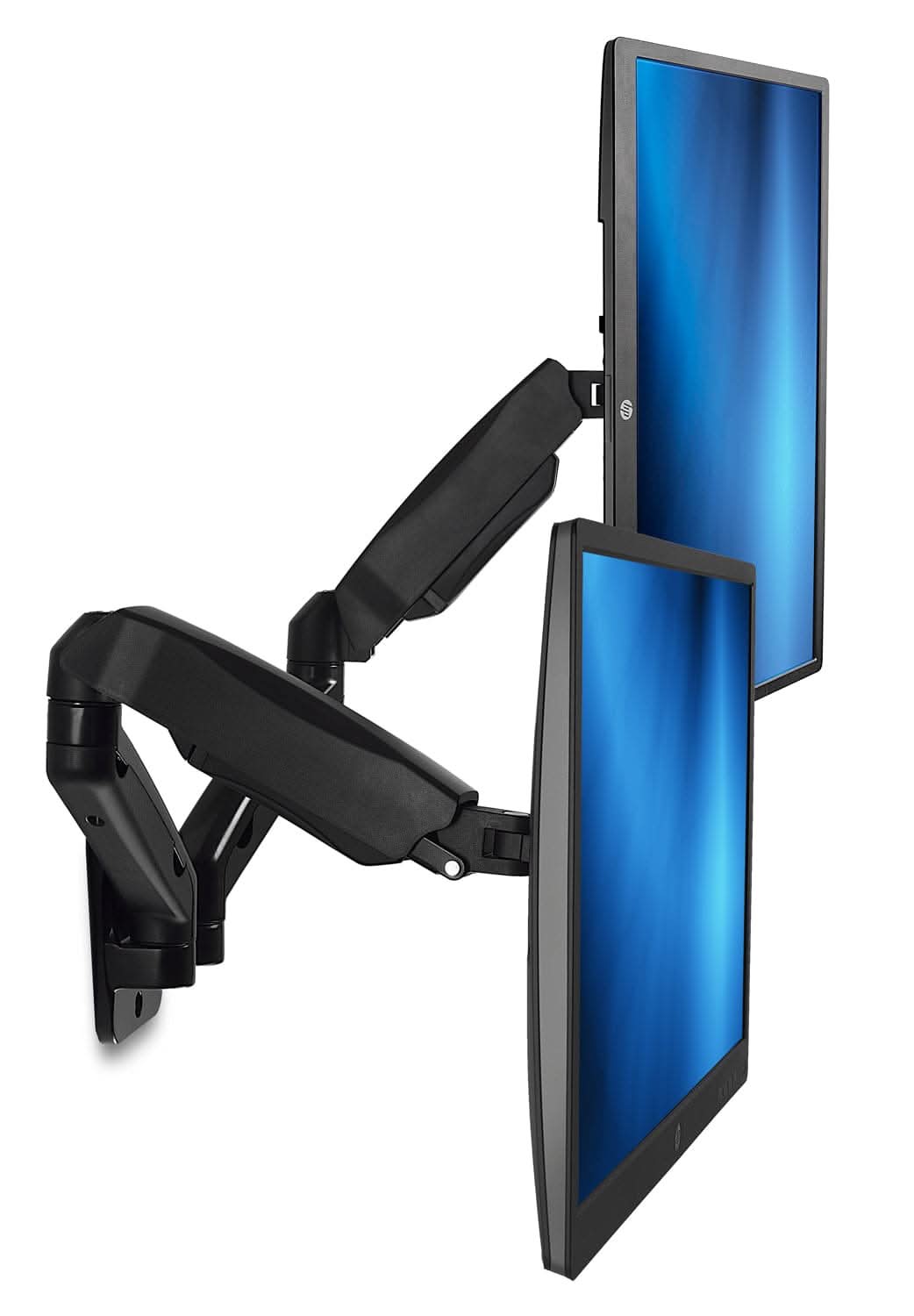 Dual Arm Monitor Wall Mount Monitor Mount - Dual Arm Monitor Wall Mount - Mount-It! - MI-766