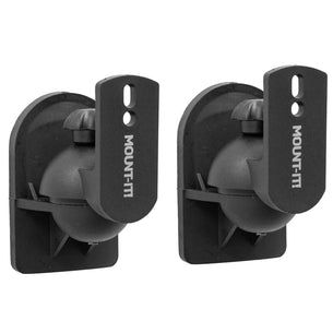 Speaker Mount - Dual Low Profile Universal Speaker Wall Mounts - Mount-It! - MI-SB28 Speaker Mount - Dual Low Profile Universal Speaker Wall Mounts - Mount-It! - MI-SB28