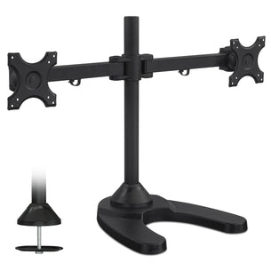 Monitor Stands - Dual Monitor Desk Stand w/ Articulating Arms - Mount-It! - MI-781 Monitor Stands - Dual Monitor Desk Stand w/ Articulating Arms - Mount-It! - MI-781