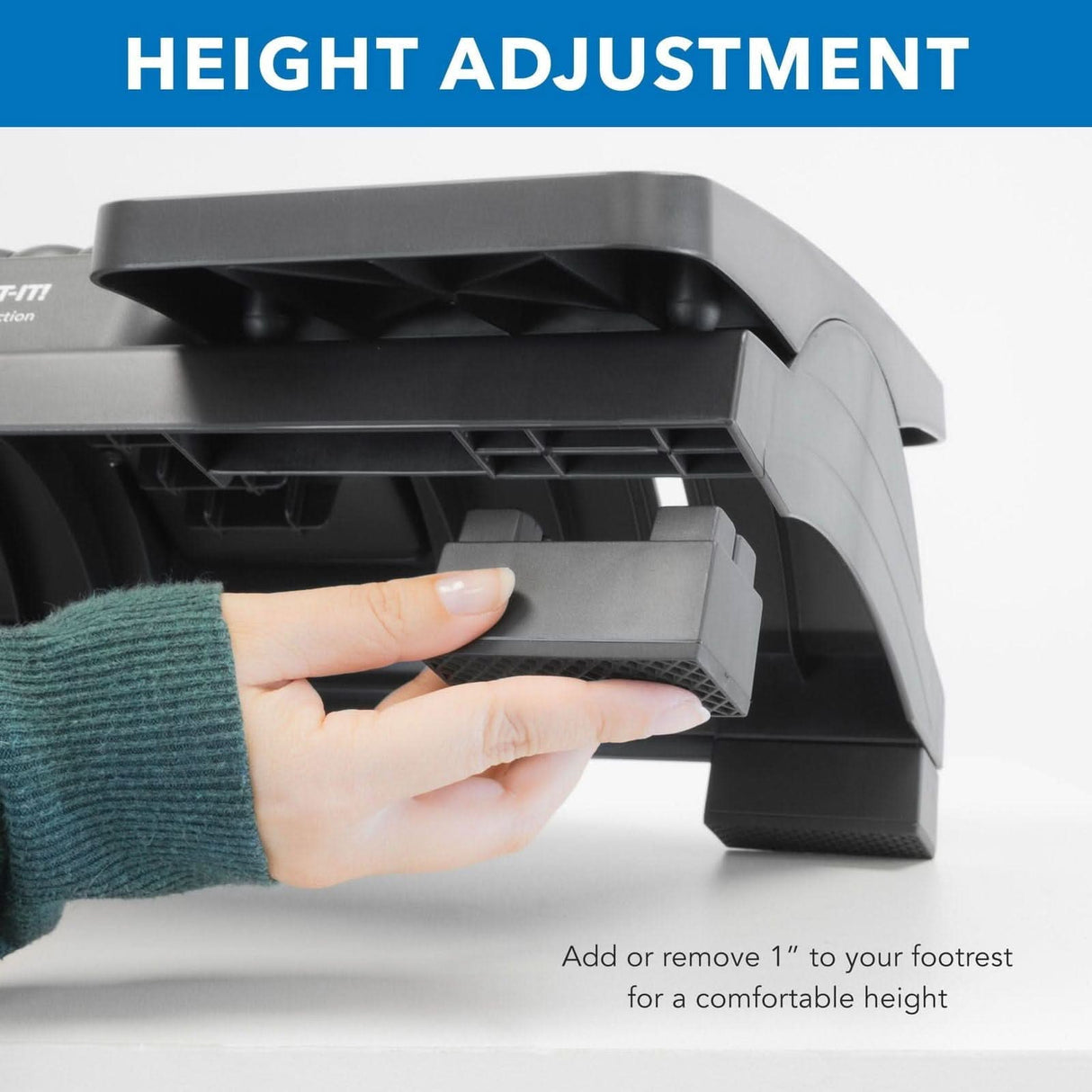 Dual Pedal Ergonomic Footrest Footrests - Dual Pedal Ergonomic Footrest - Mount-It! - MI-7811