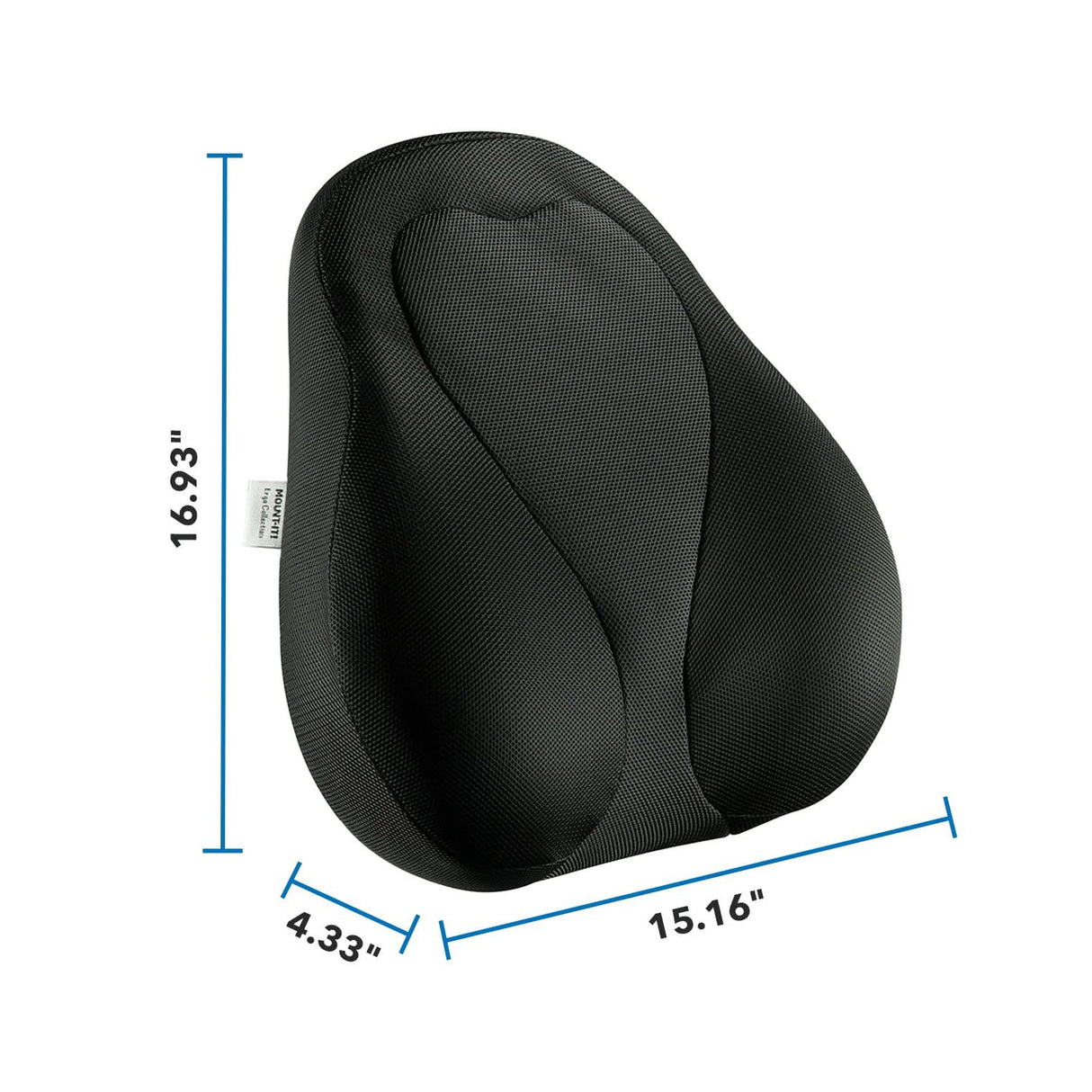 Ergo Collection Curved Back Support Cushion - Ergo Collection Curved Back Support - Mount-It! - MI-1105