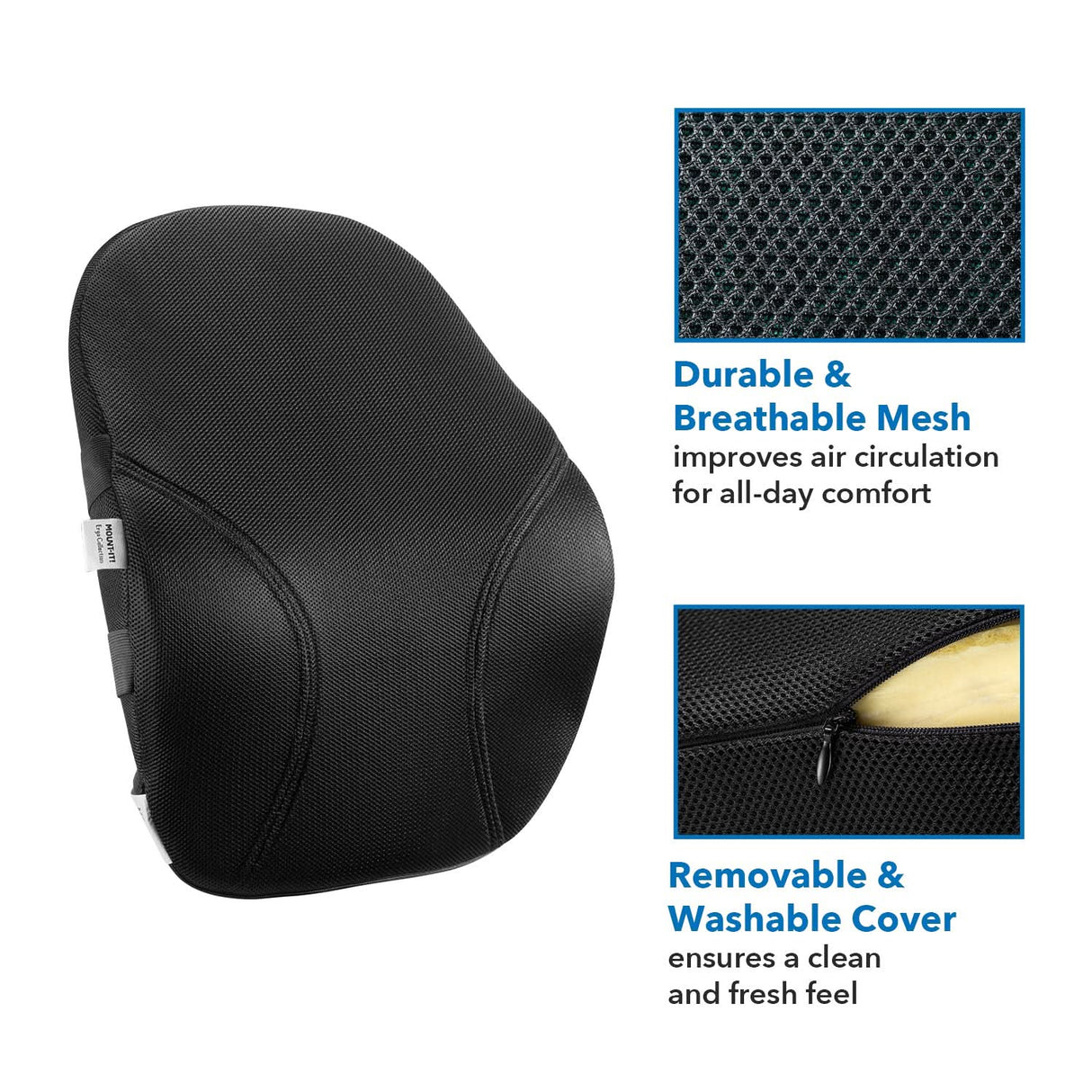 Ergo Collection Lumbar Support Cushion - Ergo Collection Lumbar Support - Mount-It! - MI-1107