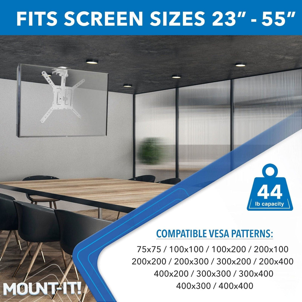 Flip-Down Ceiling TV Mount TV Mount - Flip-Down Ceiling TV Mount - Mount-It! -