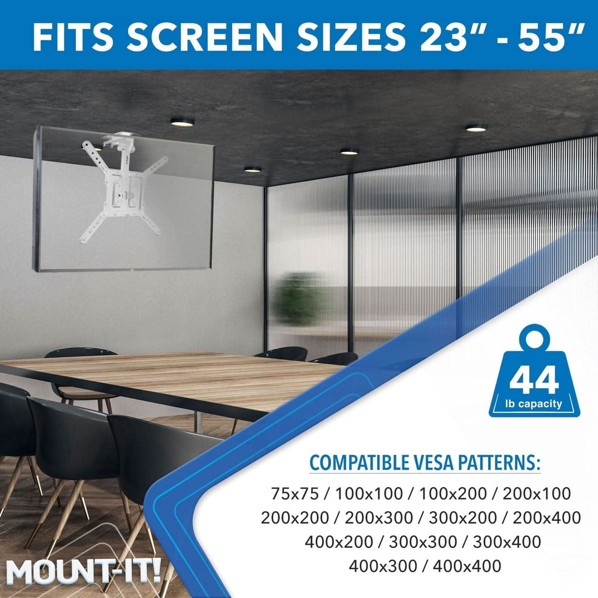 Flip-Down Ceiling TV Mount TV Mount - Flip-Down Ceiling TV Mount - Mount-It! -