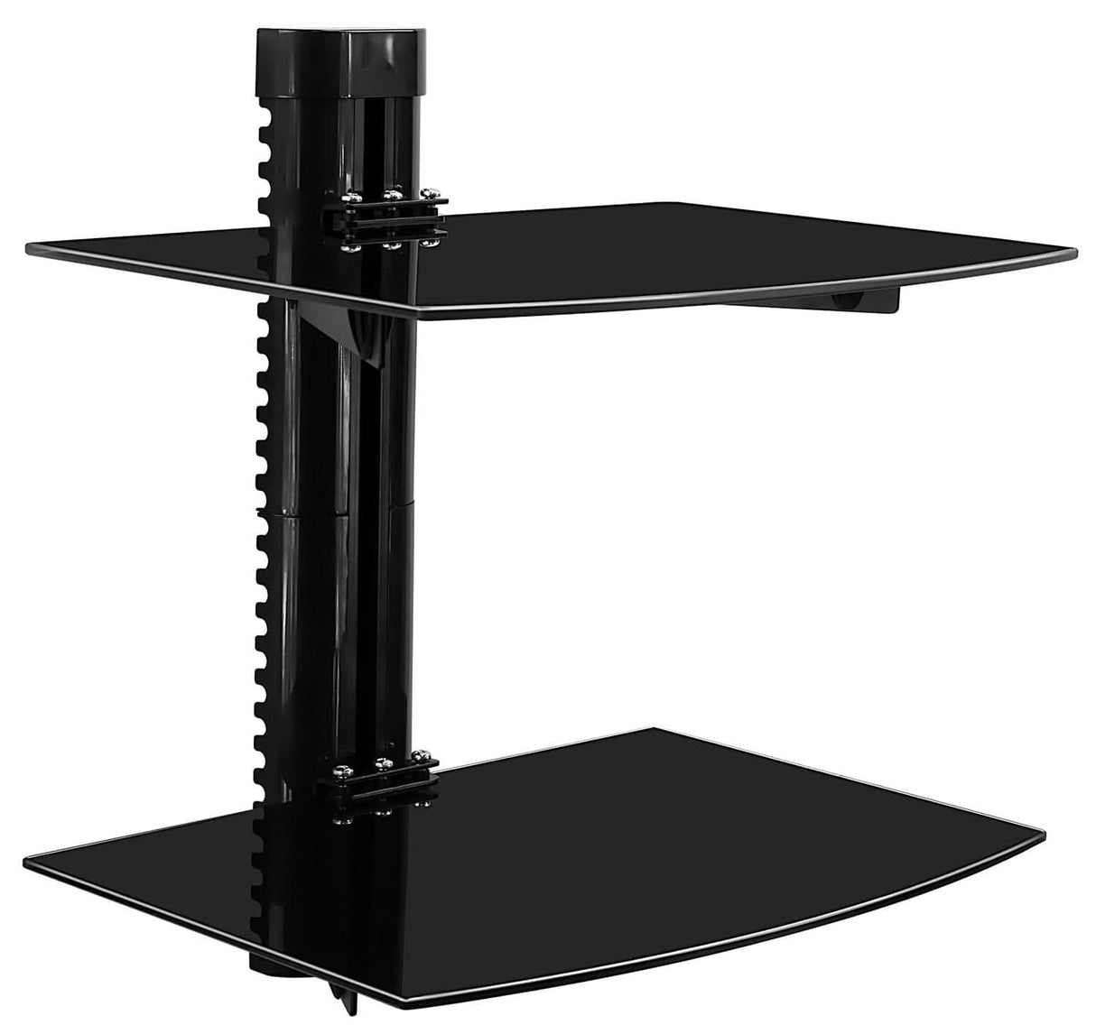 Floating Wall Mounted Dual Shelf Stand Component Shelves - Floating Wall Mounted Dual Shelf Stand - Mount-It! - MI-892