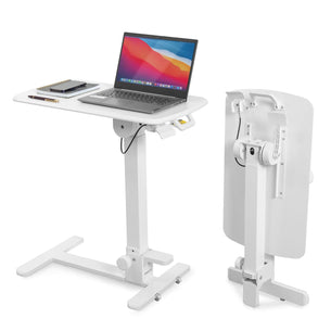 Mobile Standing Desk - Foldable Rolling Overbed Table - MI-8046  Mobile Standing Desk - Foldable Rolling Overbed Table - MI-8046