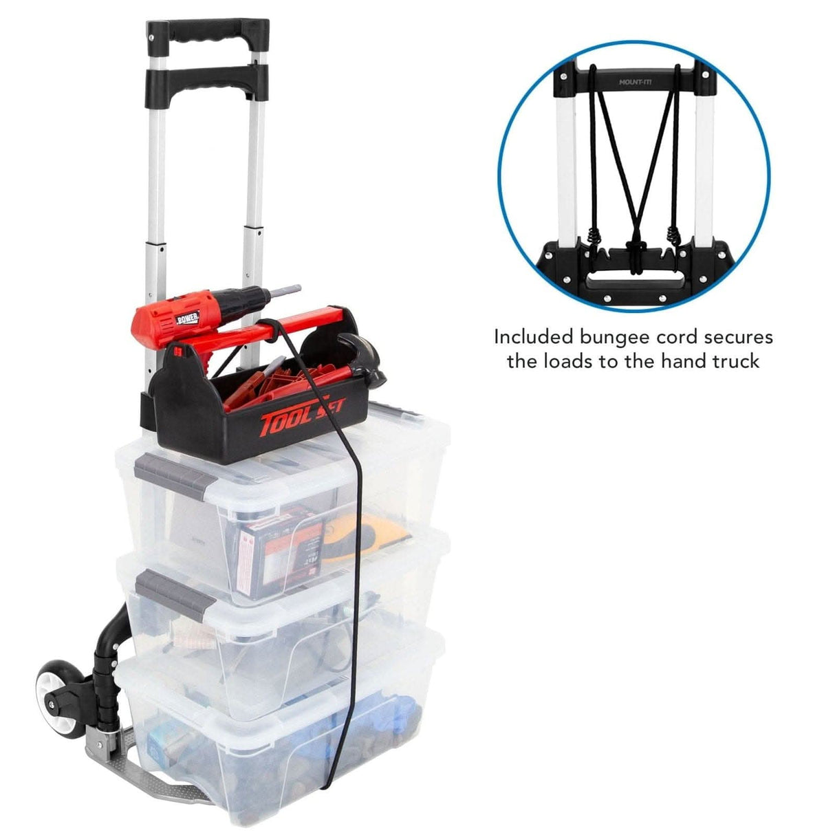 Folding Hand Truck/Luggage Cart Hand Truck - Folding Hand Truck/Luggage Cart - Mount-It! - MI-901