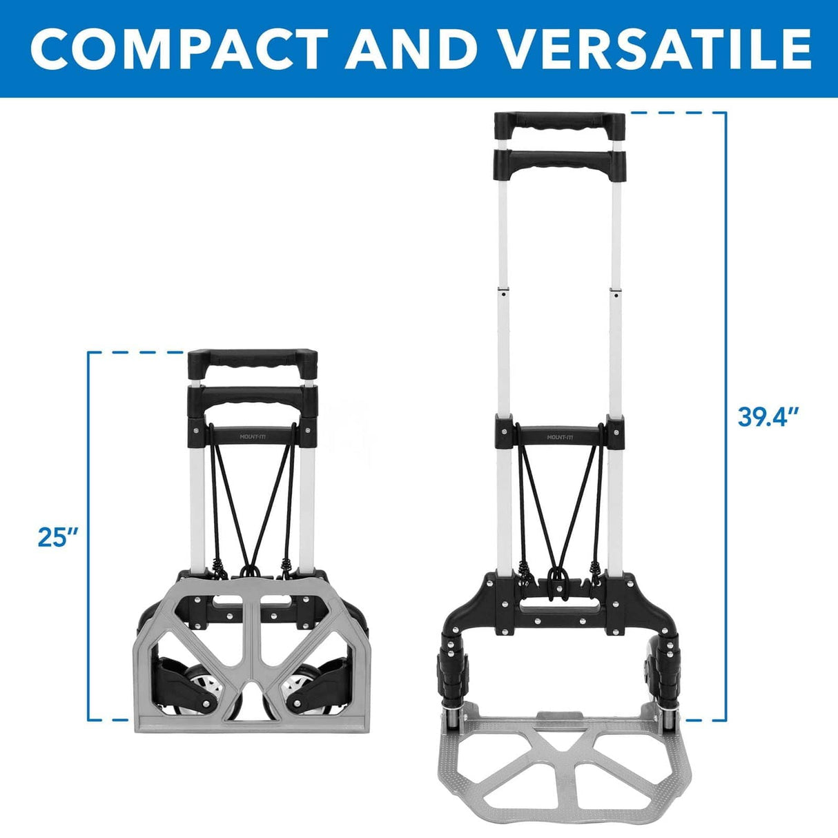 Folding Hand Truck/Luggage Cart Hand Truck - Folding Hand Truck/Luggage Cart - Mount-It! - MI-901