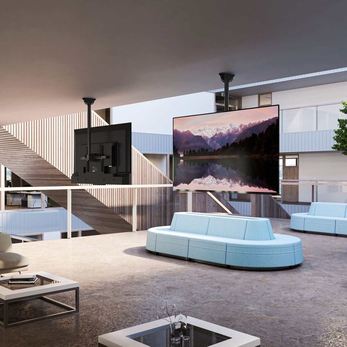 Full Motion Ceiling TV Mount TV Mount - Full Motion Ceiling TV Mount - Mount-It! -