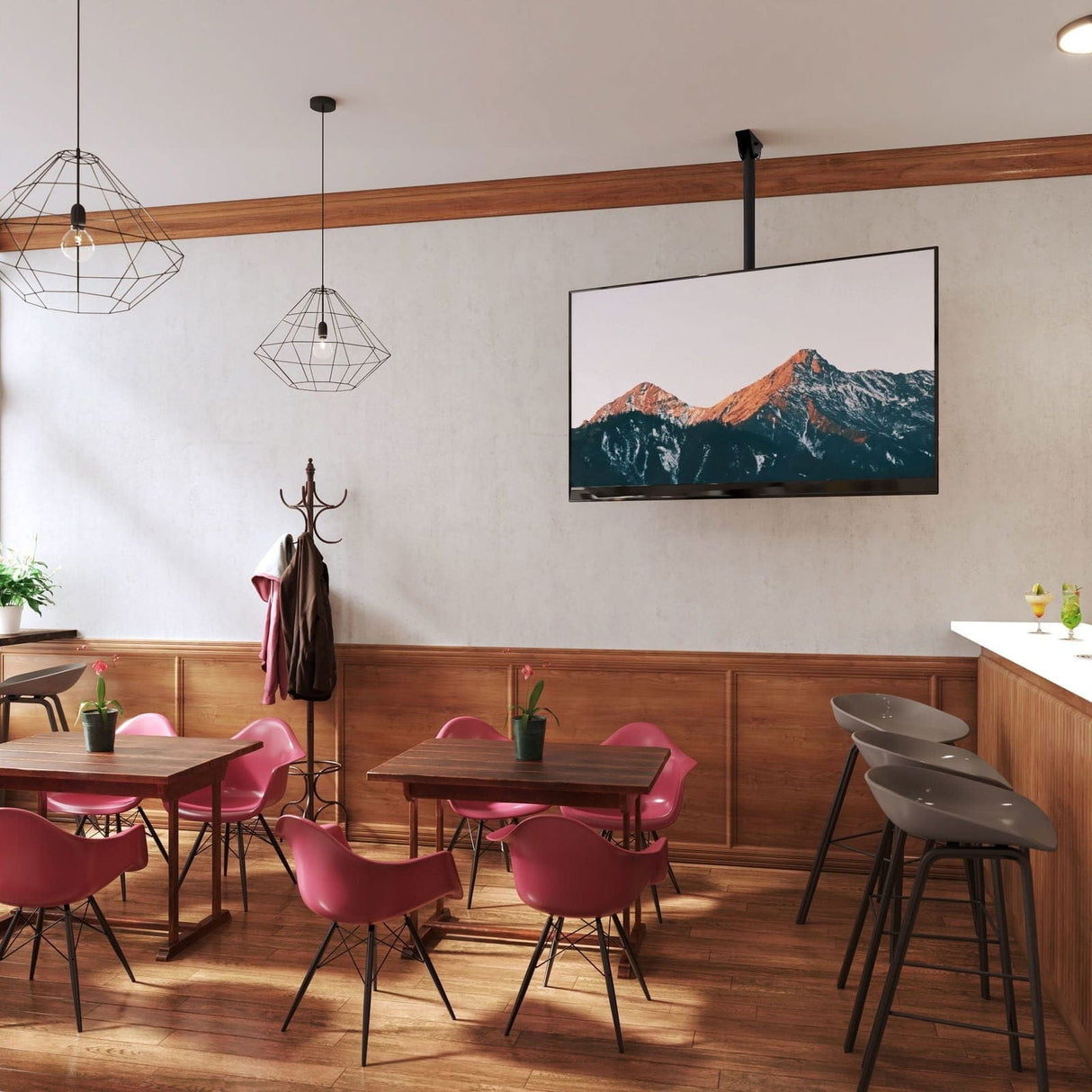 Full Motion Ceiling TV Mount TV Mount - Full Motion Ceiling TV Mount - Mount-It! -