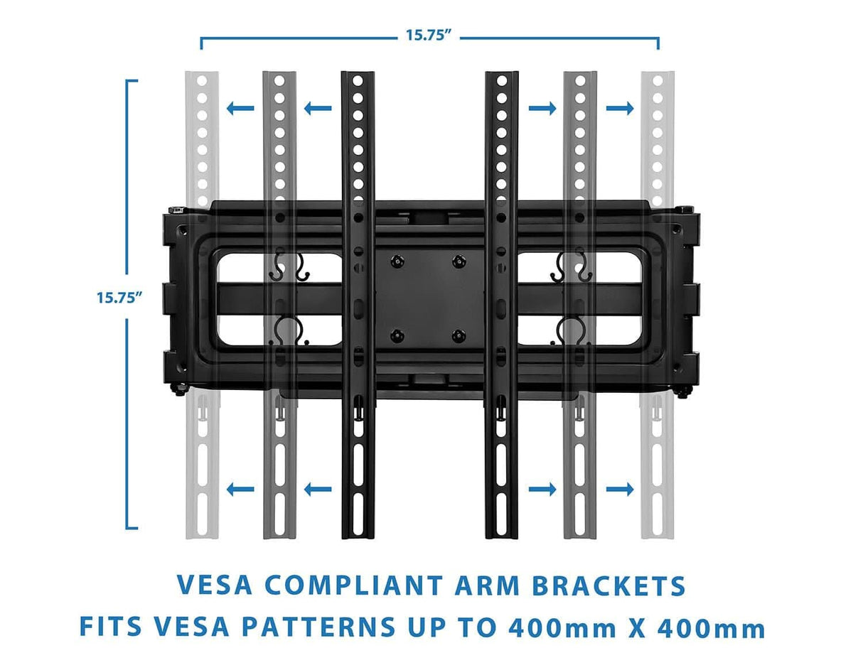 Full Motion Dual Arm TV Wall Mount TV Mount - Full Motion Dual Arm TV Wall Mount - Mount-It! - MI-3990