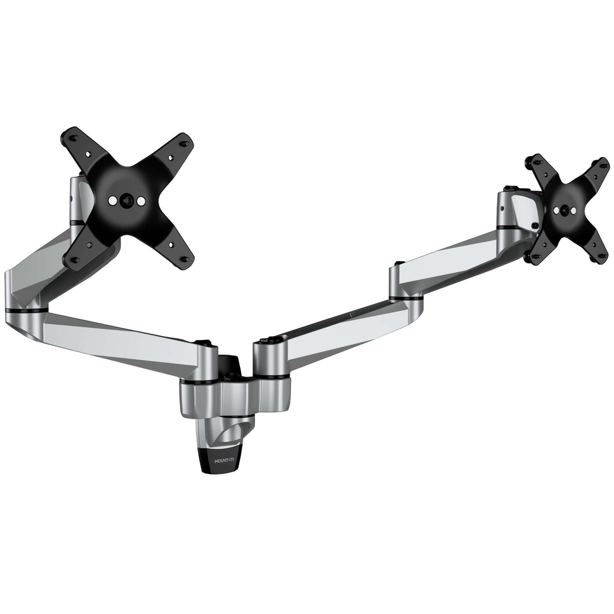 Full Motion Dual Monitor Wall Mount Monitor Mount - Full Motion Dual Monitor Wall Mount - Mount-It! -