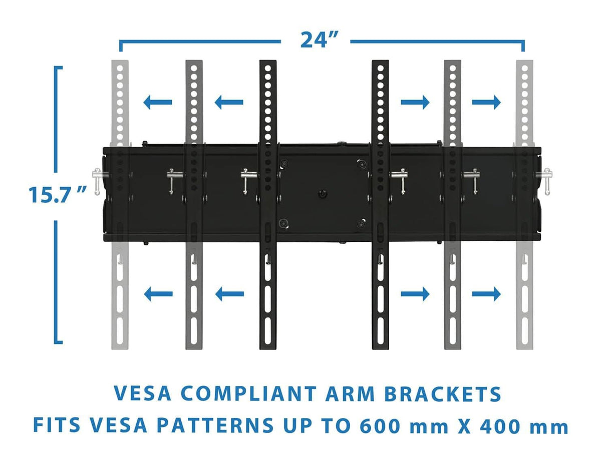 Full-Motion High Weight Capacity TV Mount TV Mount - Full-Motion High Weight Capacity TV Mount - Mount-It! - MI-346L