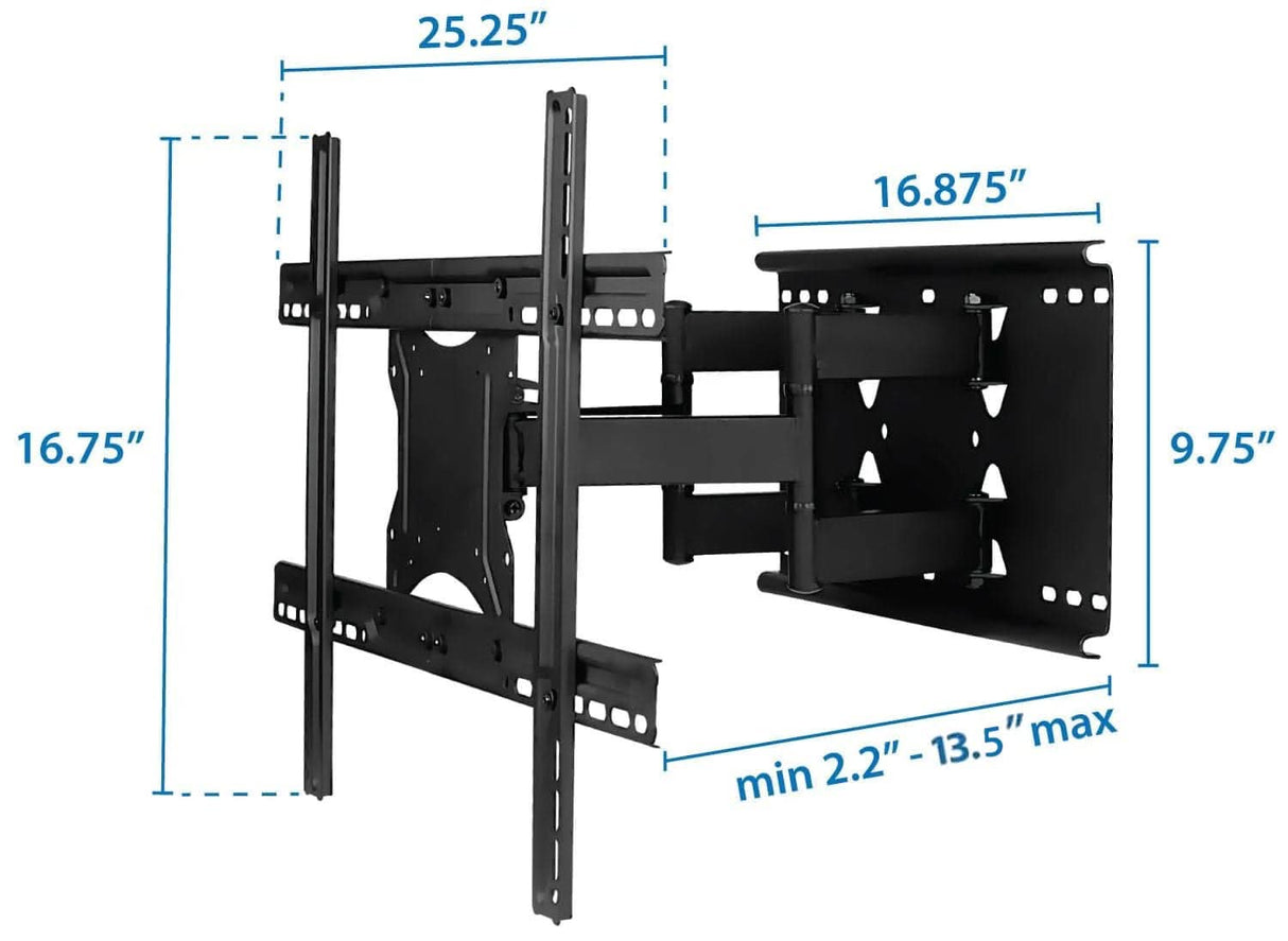 Full Motion Large TV Wall Mount with Extension TV Mount - Full Motion Large TV Wall Mount with Extension - Mount-It! - MI-385