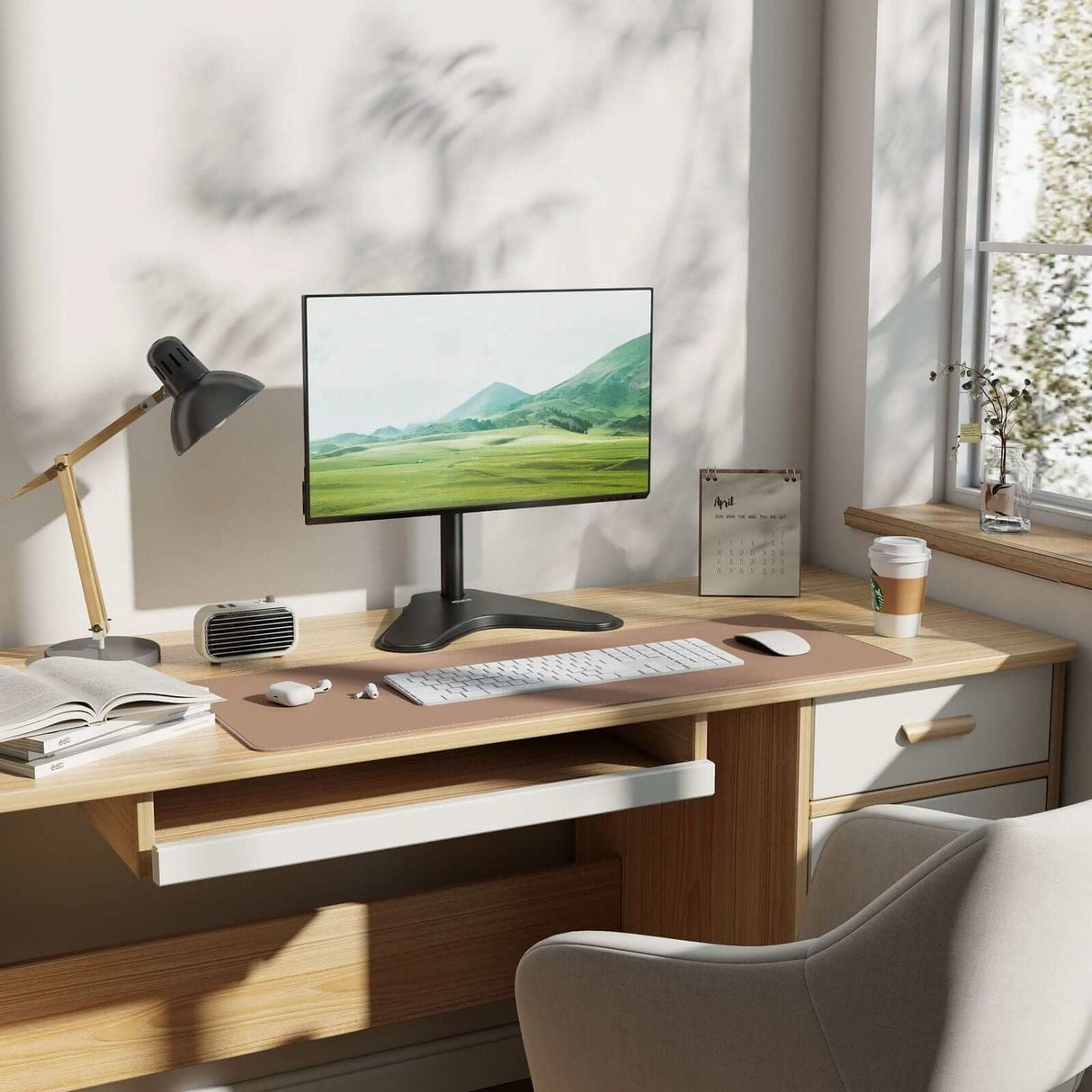 Full Motion Monitor Stand Monitor Stands - Full Motion Monitor Stand - Mount-It! - MI-1757