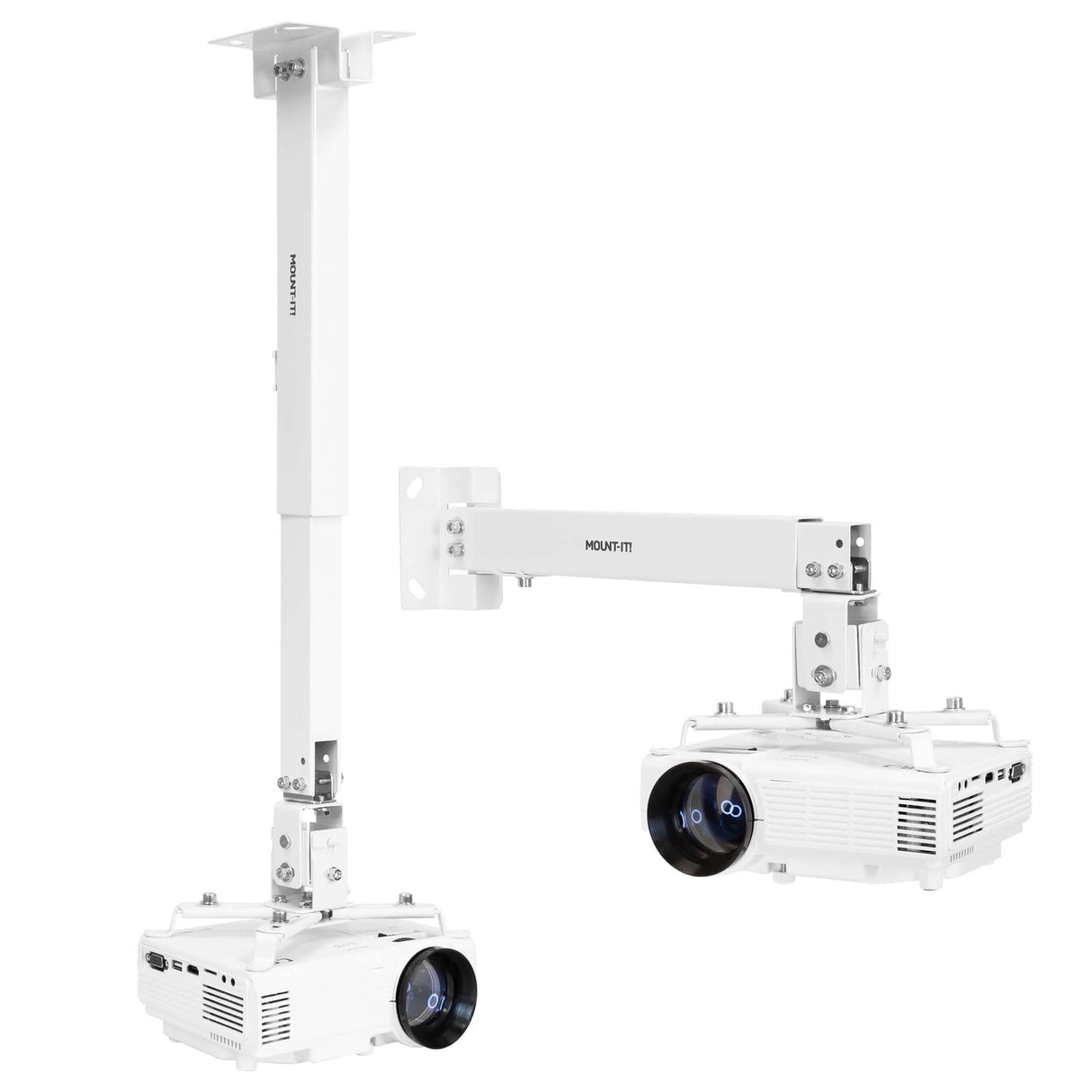 Full Motion Projector Wall & Ceiling Mount Projector Mount - Full Motion Projector Wall & Ceiling Mount - Mount-It! -