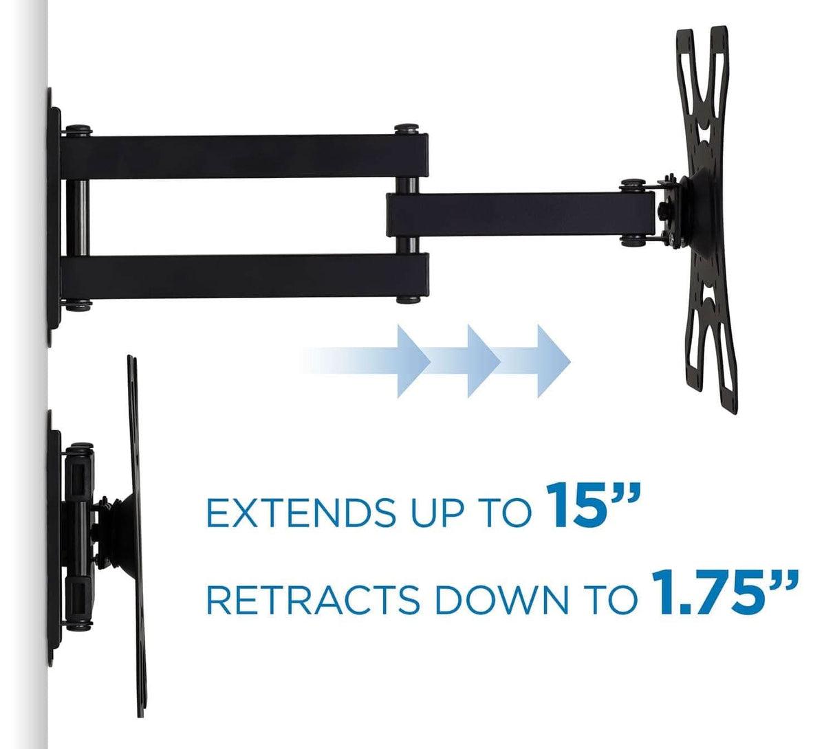 Full Motion Single Arm TV Wall Mount Marketplace - Full Motion Single Arm TV Wall Mount - Mount-It! - MI-407-1