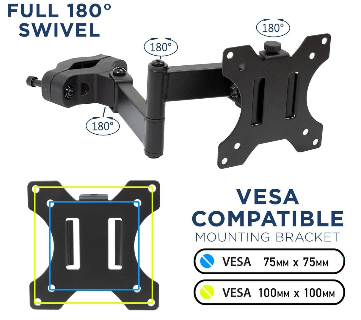 Full Motion TV and Monitor Truss/Pole Mount TV Mount - Full Motion TV and Monitor Truss/Pole Mount - Mount-It! - MI-391