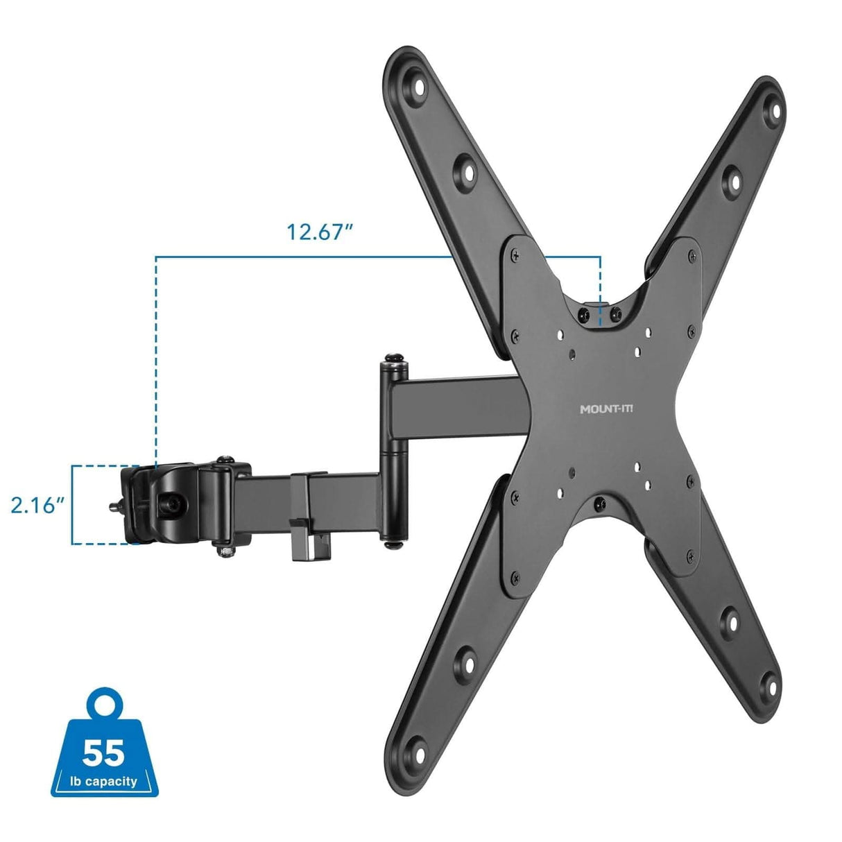 Full Motion TV Pole Mount TV Mount - Full Motion TV Pole Mount - Mount-It! - MI-391XL