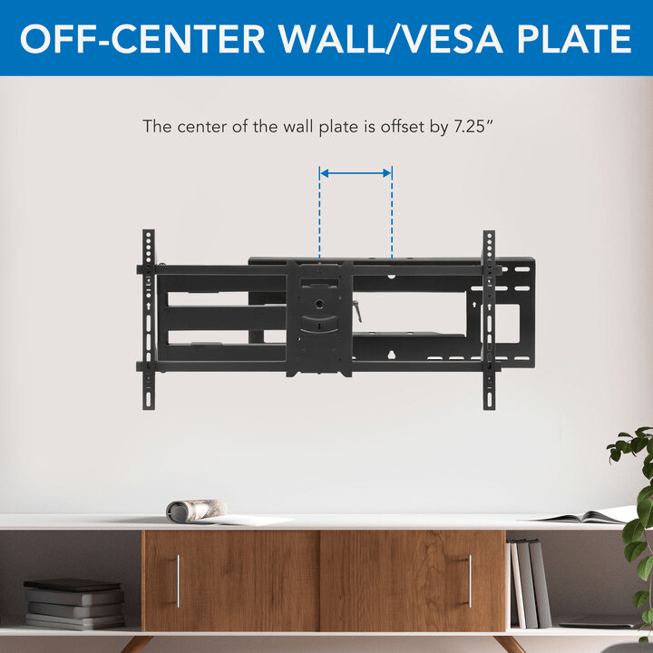 Full Motion TV Wall Mount with Extra Long Extension - TVs up to 80" TV Mount - Full Motion TV Wall Mount with Extra Long Extension - Mount-It! - MI-372